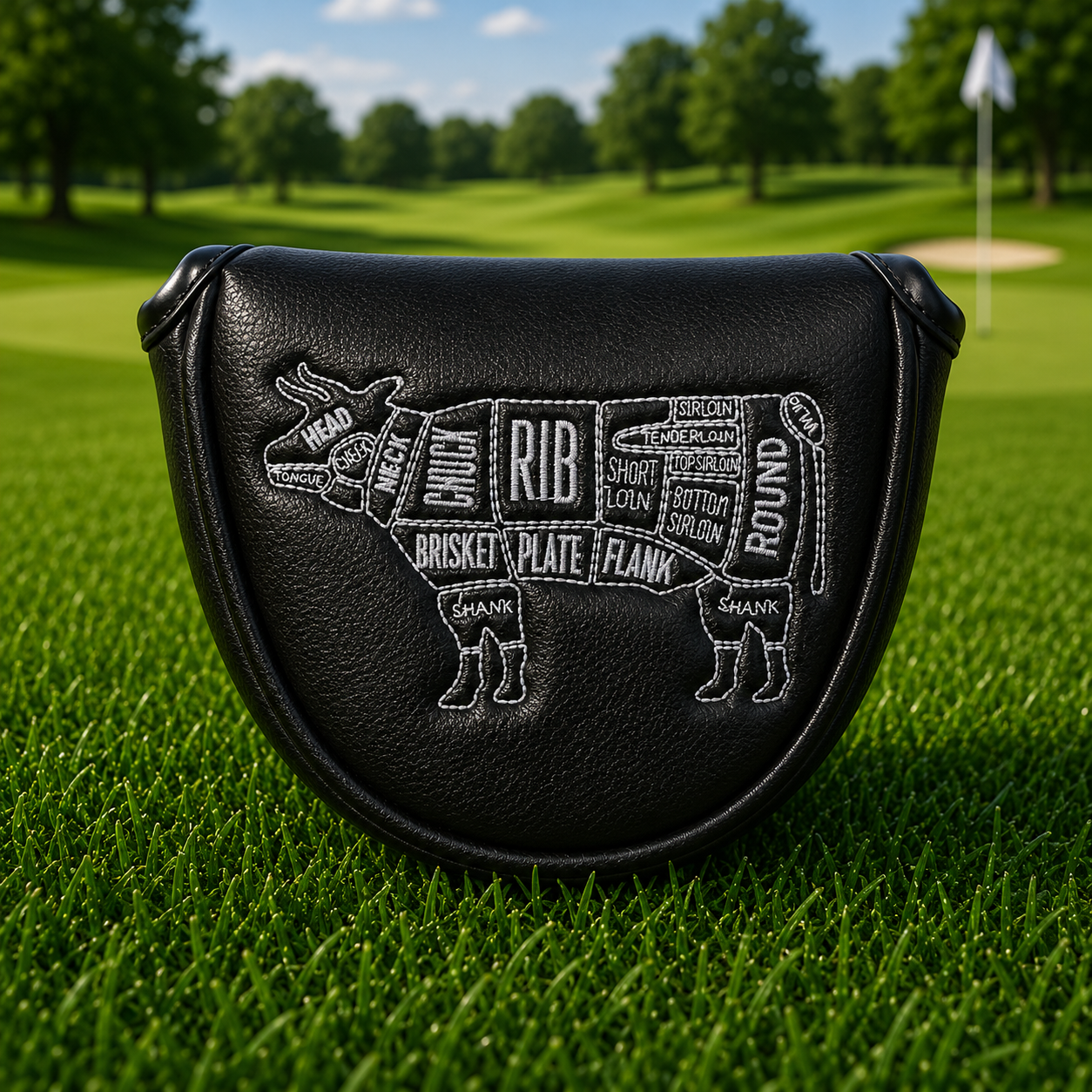 Golf Putter Covers - Mallet/Magnetic Clasp