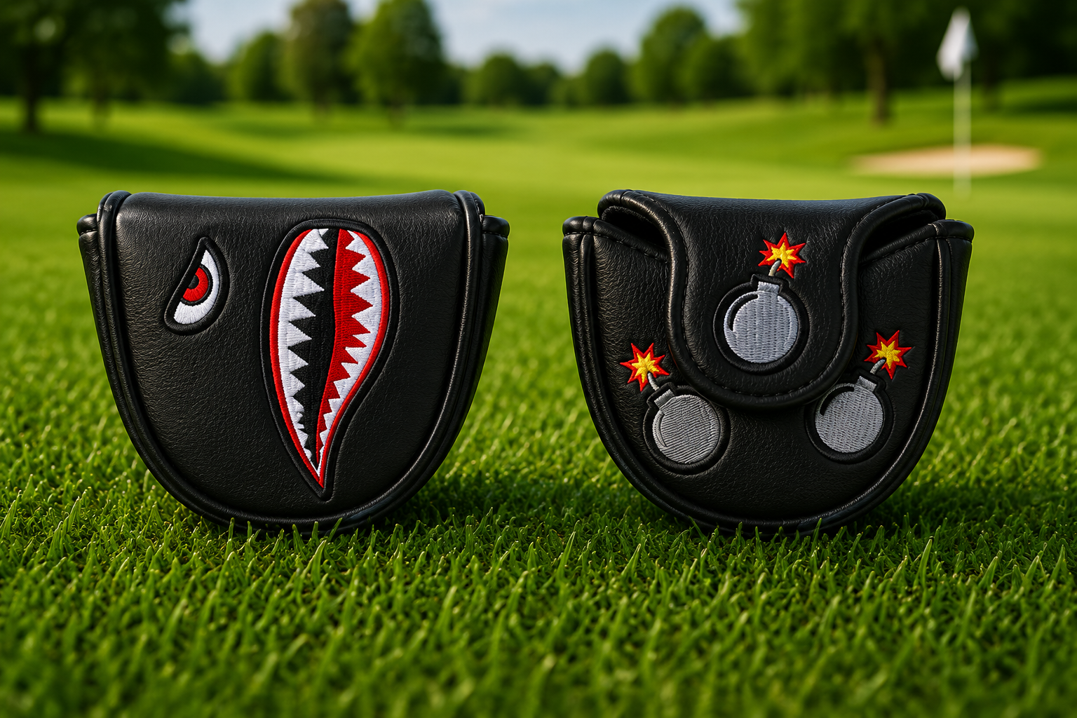 Golf Putter Covers - Mallet/Magnetic Clasp