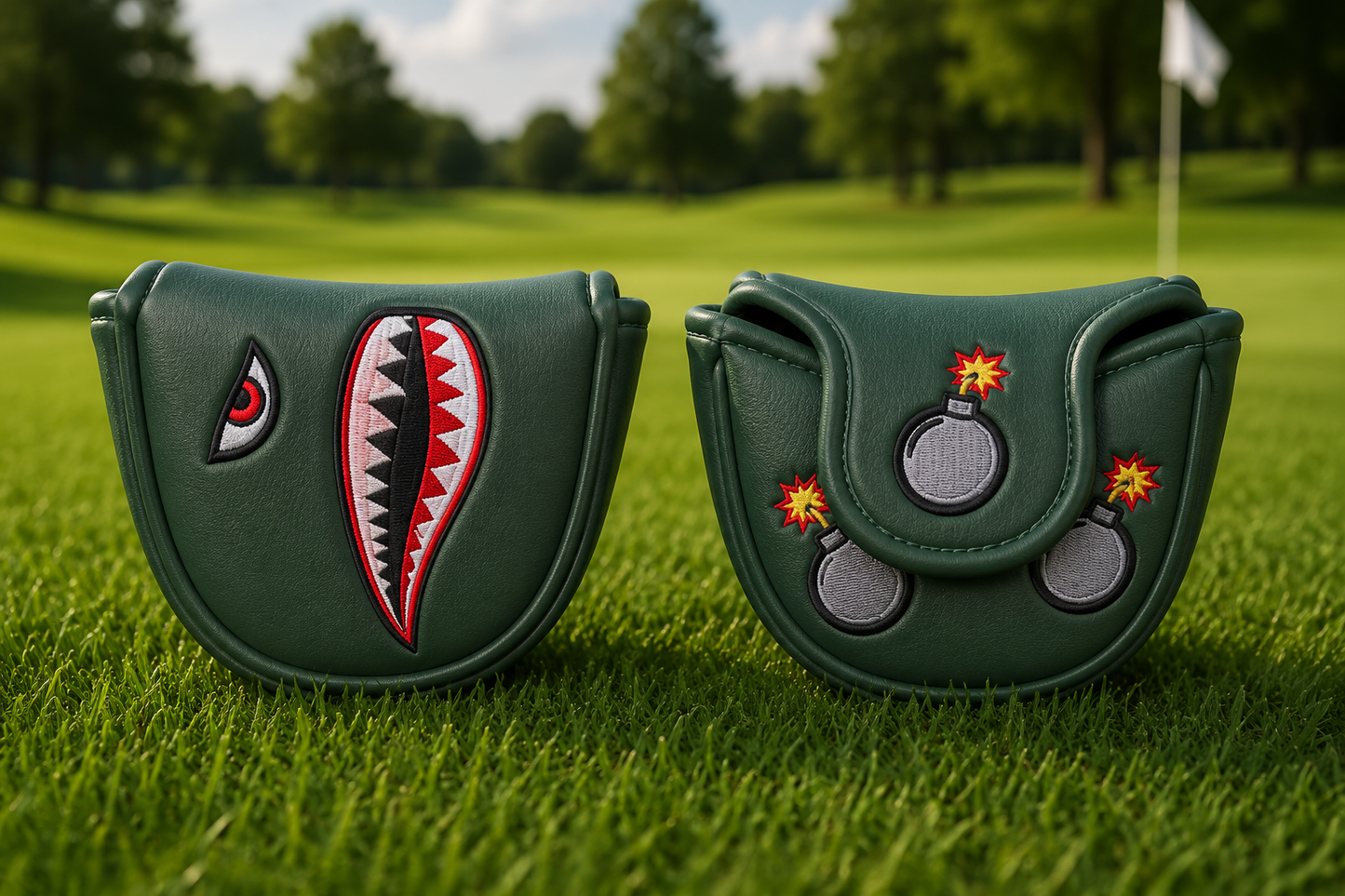 Golf Putter Covers - Mallet/Magnetic Clasp