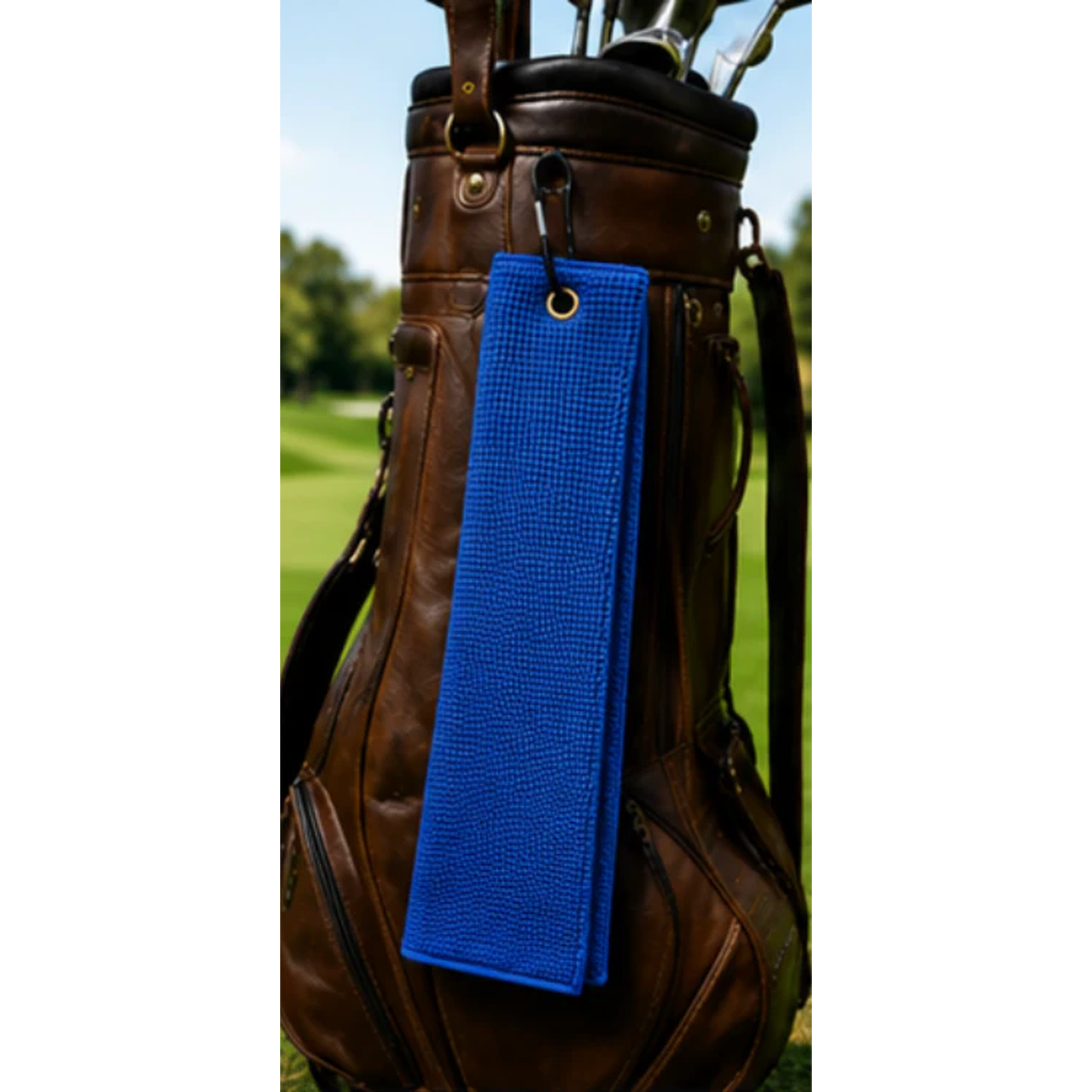 Waffle Microfiber Golf Towel - 40X60cm Tri-Fold