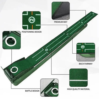 Golf Putter Mat - Portable